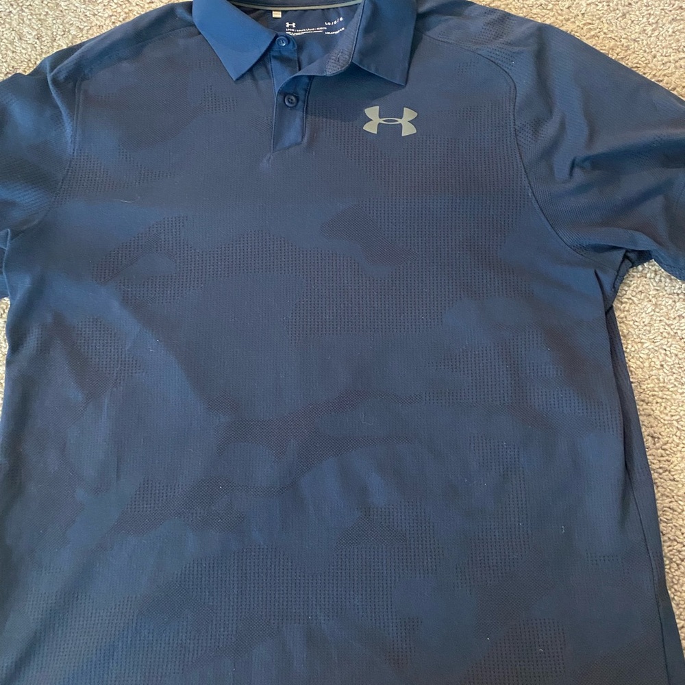 Under Armour Blue Performance Polo Shirt